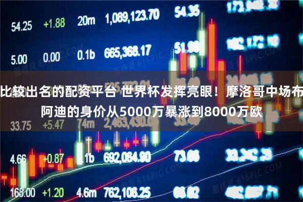 比较出名的配资平台 世界杯发挥亮眼！摩洛哥中场布阿迪的身价从5000万暴涨到8000万欧